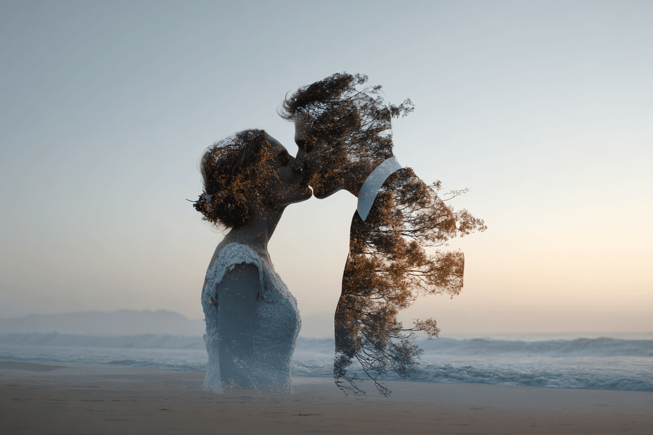 Pareja recién comprometida celebrando su compromiso, inicio de la planificación del matrimonio