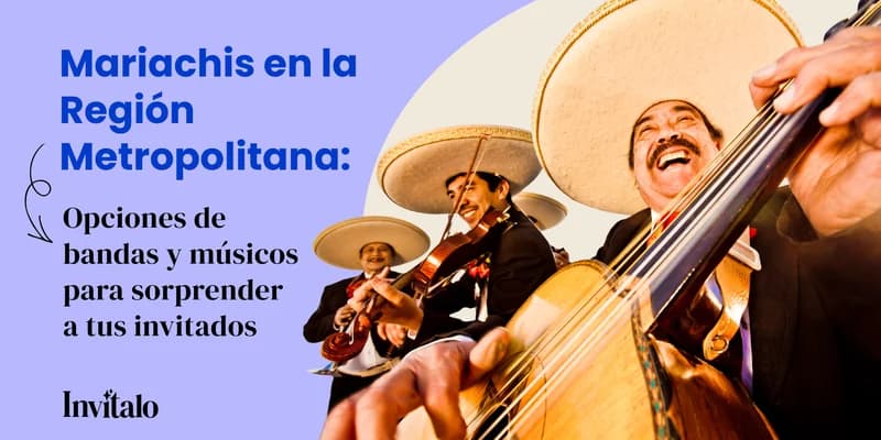 Mariachis tocando en vivo en la Región Metropolitana para eventos y celebraciones con música mexicana tradicional